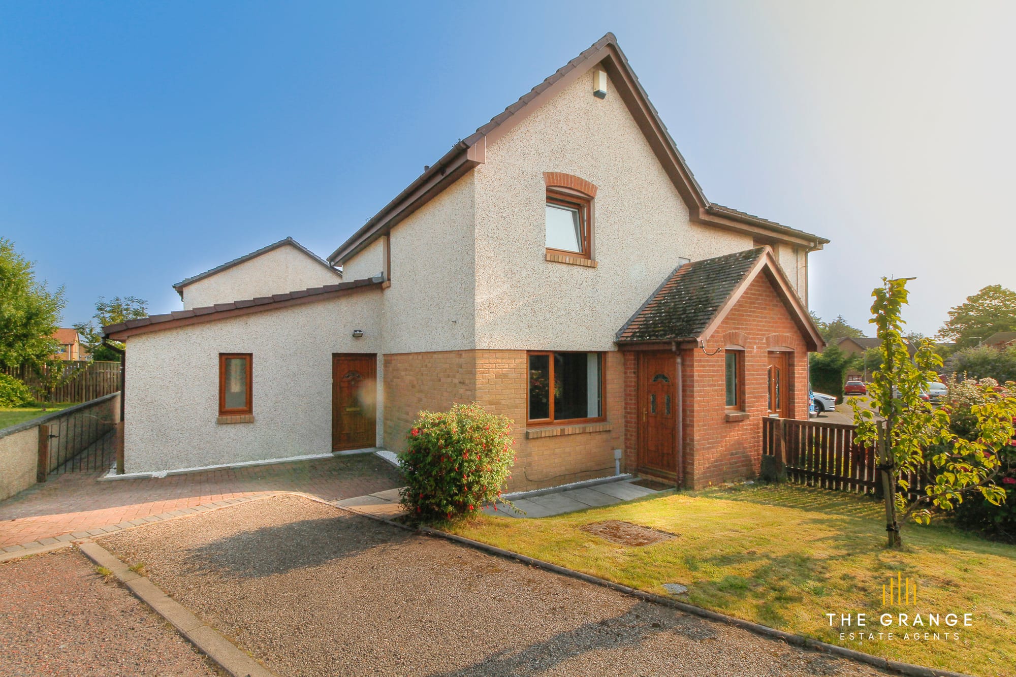 Front of the house from the driveway