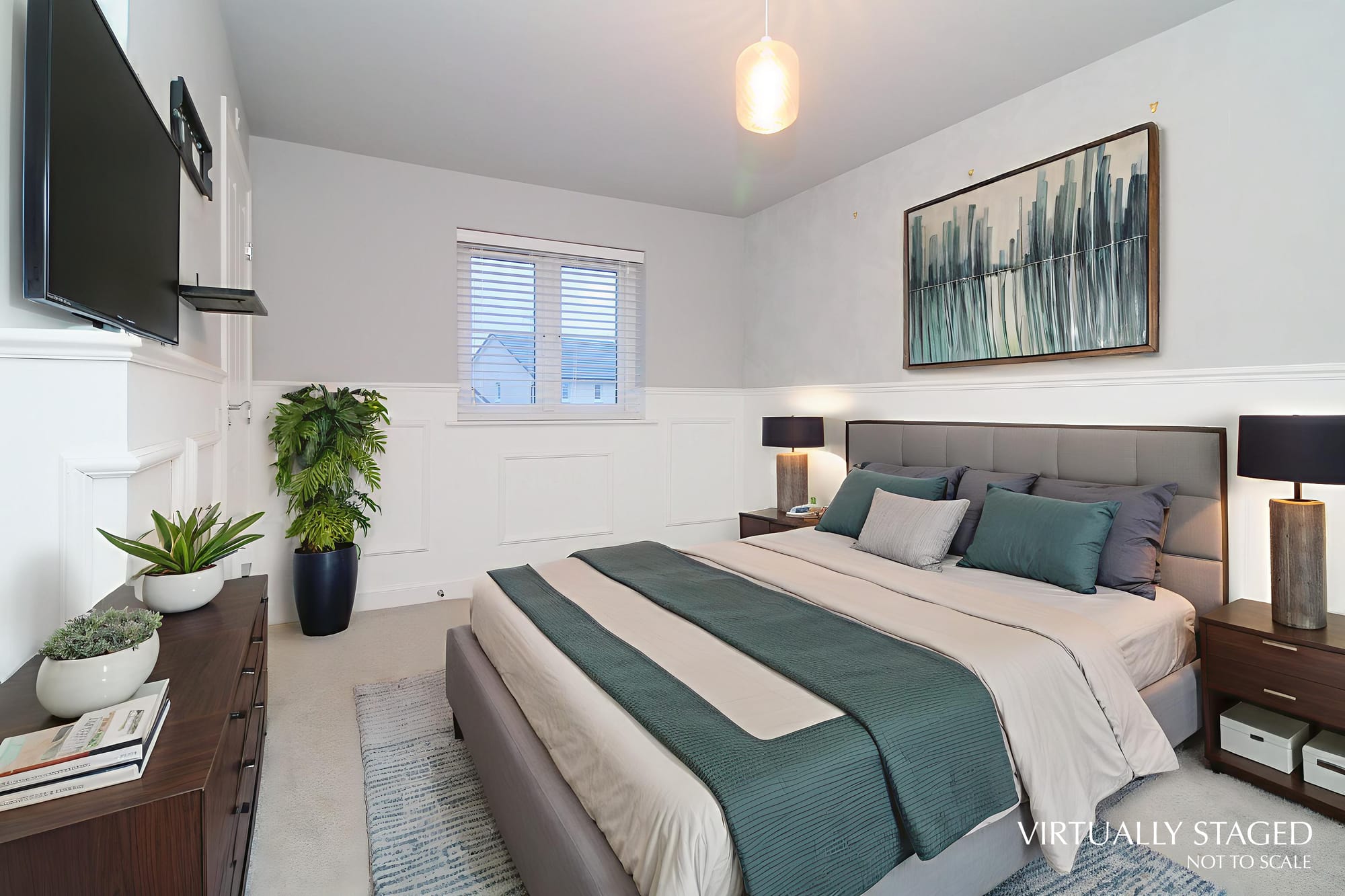 Double bedroom (virtually staged)