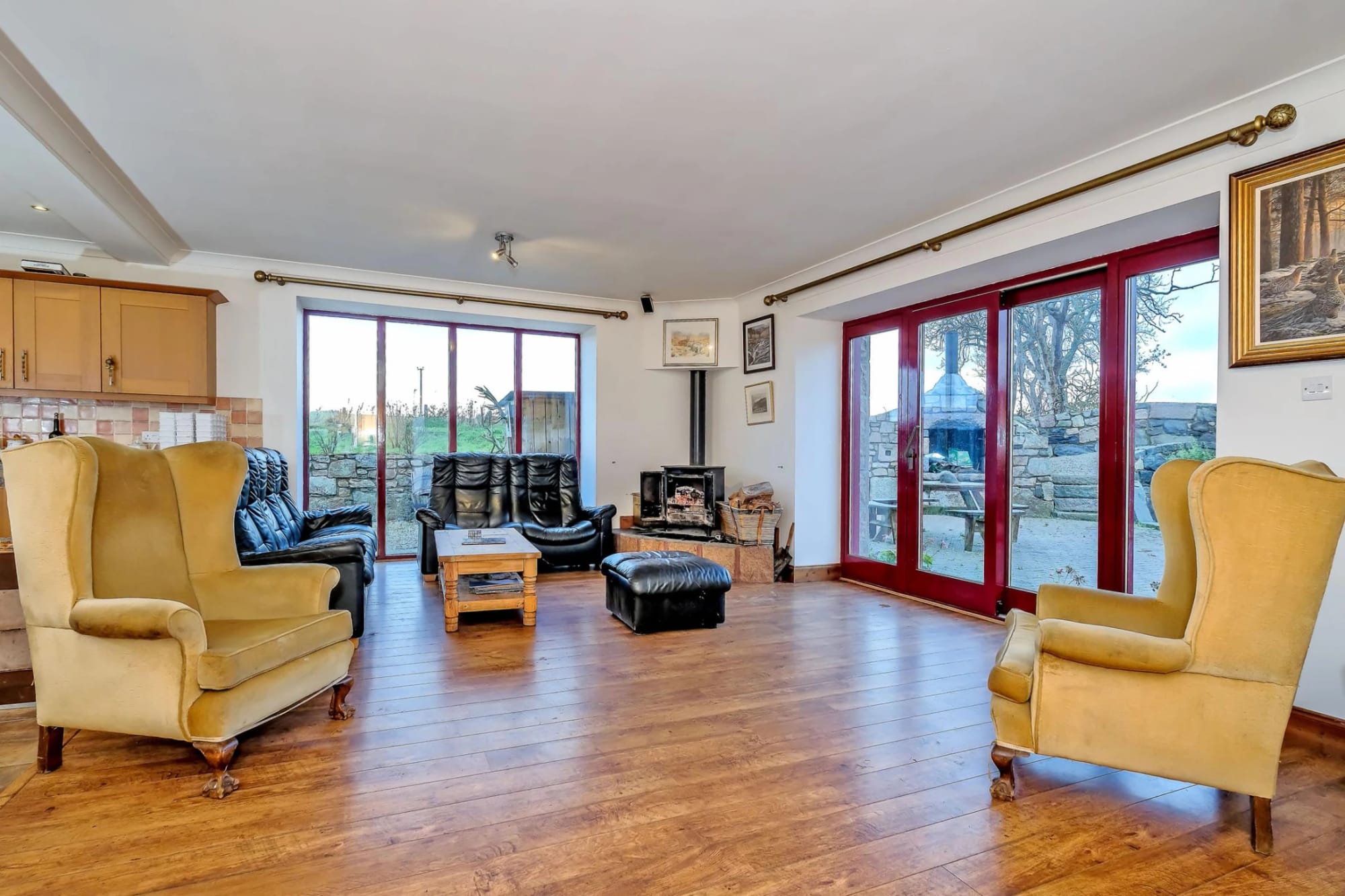 Open-plan living area