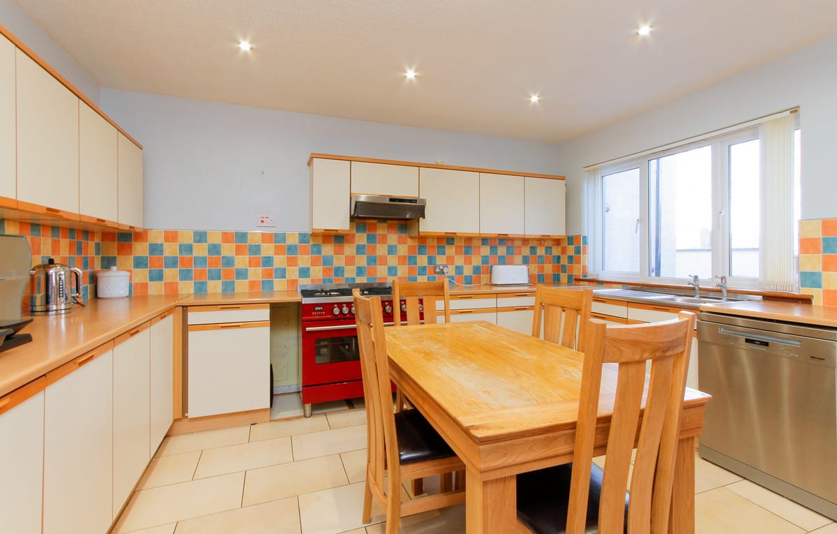Kitchen and dining area