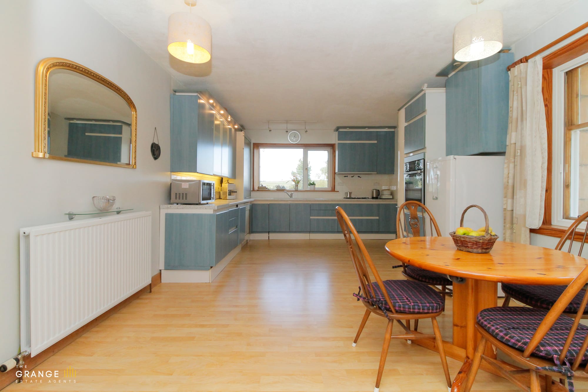 Kitchen and dining area